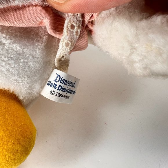 Vintage Disney Baby Donald Daisy Duck Plush Stuffed Crawling Disneyland Lot of 2 - Picture 10 of 16
